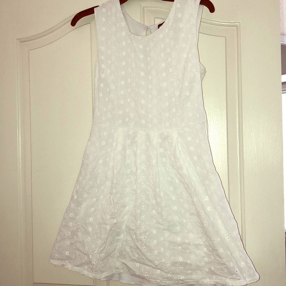 Flowy white dress
